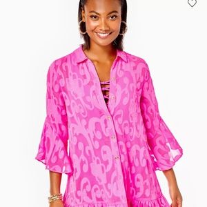 Lilly Pulitzer NWT Linley swim coverup